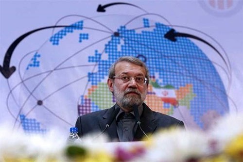 El presidente del parlamento iraní, Ali Lariyani Irán extiende el brazo a los países musulmanes para hallar un arreglo a los conflictos